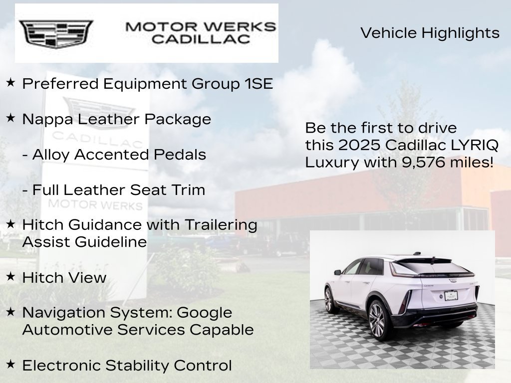 Used 2025 Cadillac Lyriq Luxury w/ Nappa Leather Package AWD/4WD image 7