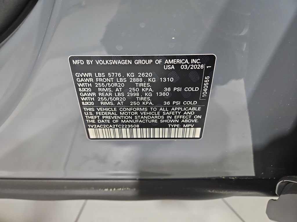 New 2026 Volkswagen Atlas Cross Sport SEL R-Line AWD/4WD image 30