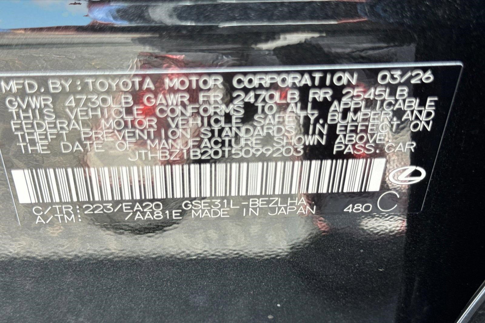 New 2026 Lexus IS 350 F Sport RWD image 21