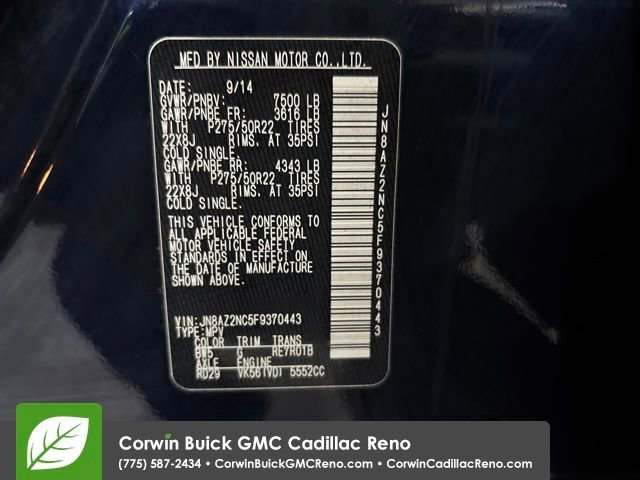 Used 2015 INFINITI QX80 Luxe w/ 22" Wheel Package image 31