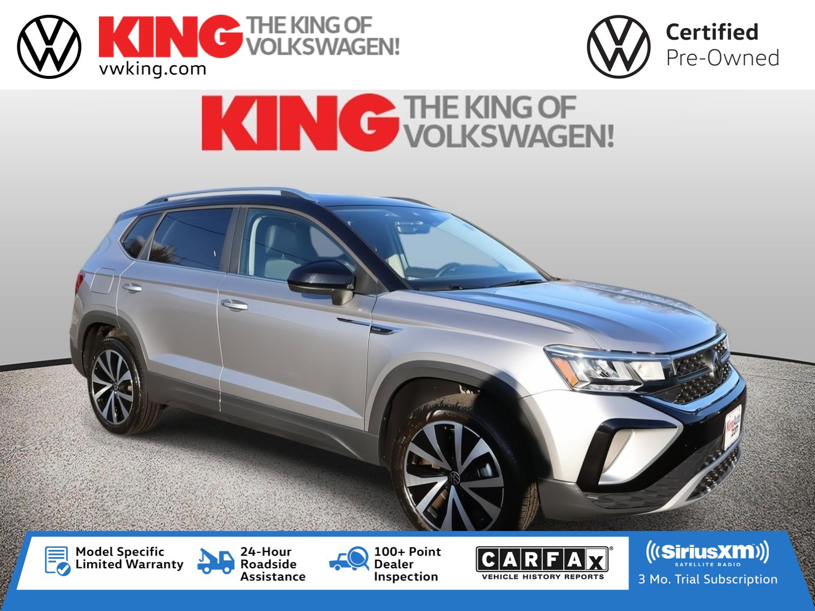 Certified 2023 Volkswagen Taos SE w/ Panoramic Sunroof Package image 1