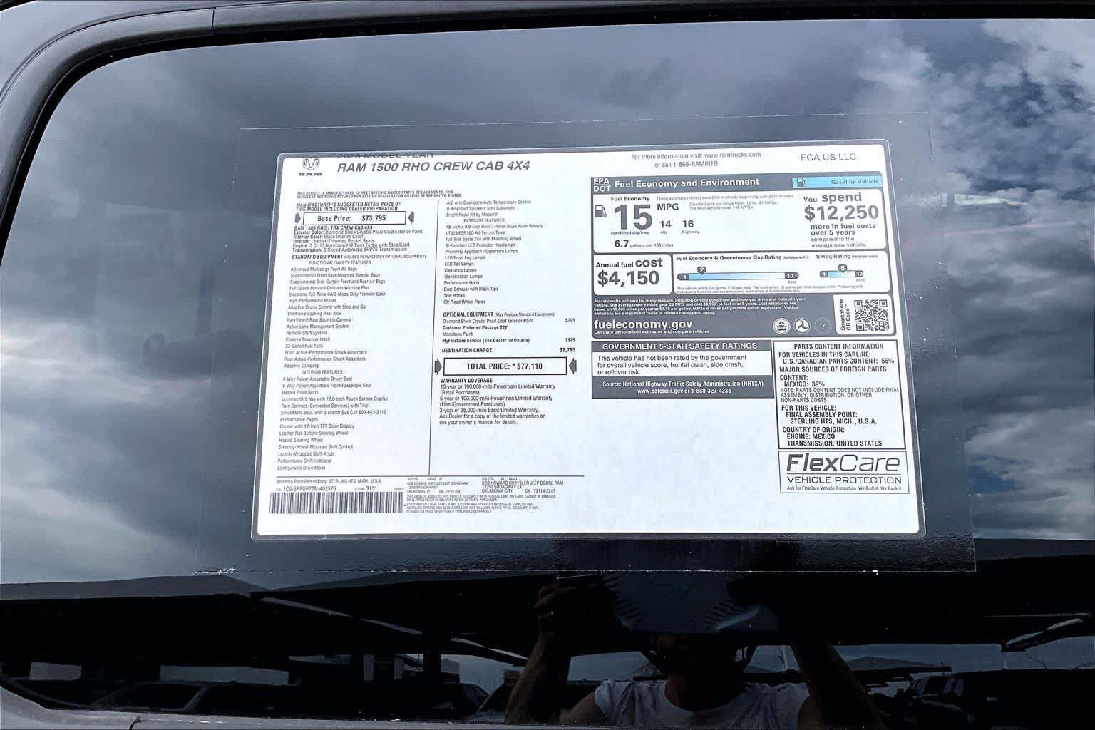 New 2026 RAM 1500 RHO AWD/4WD image 17