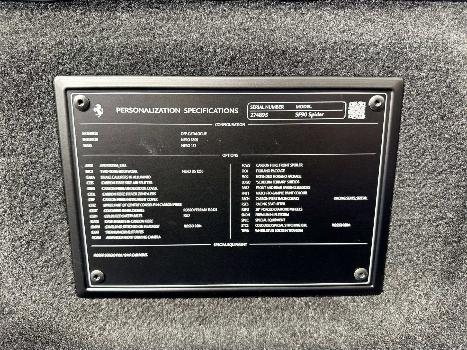 Certified 2022 Ferrari SF90 Spider AWD/4WD image 28
