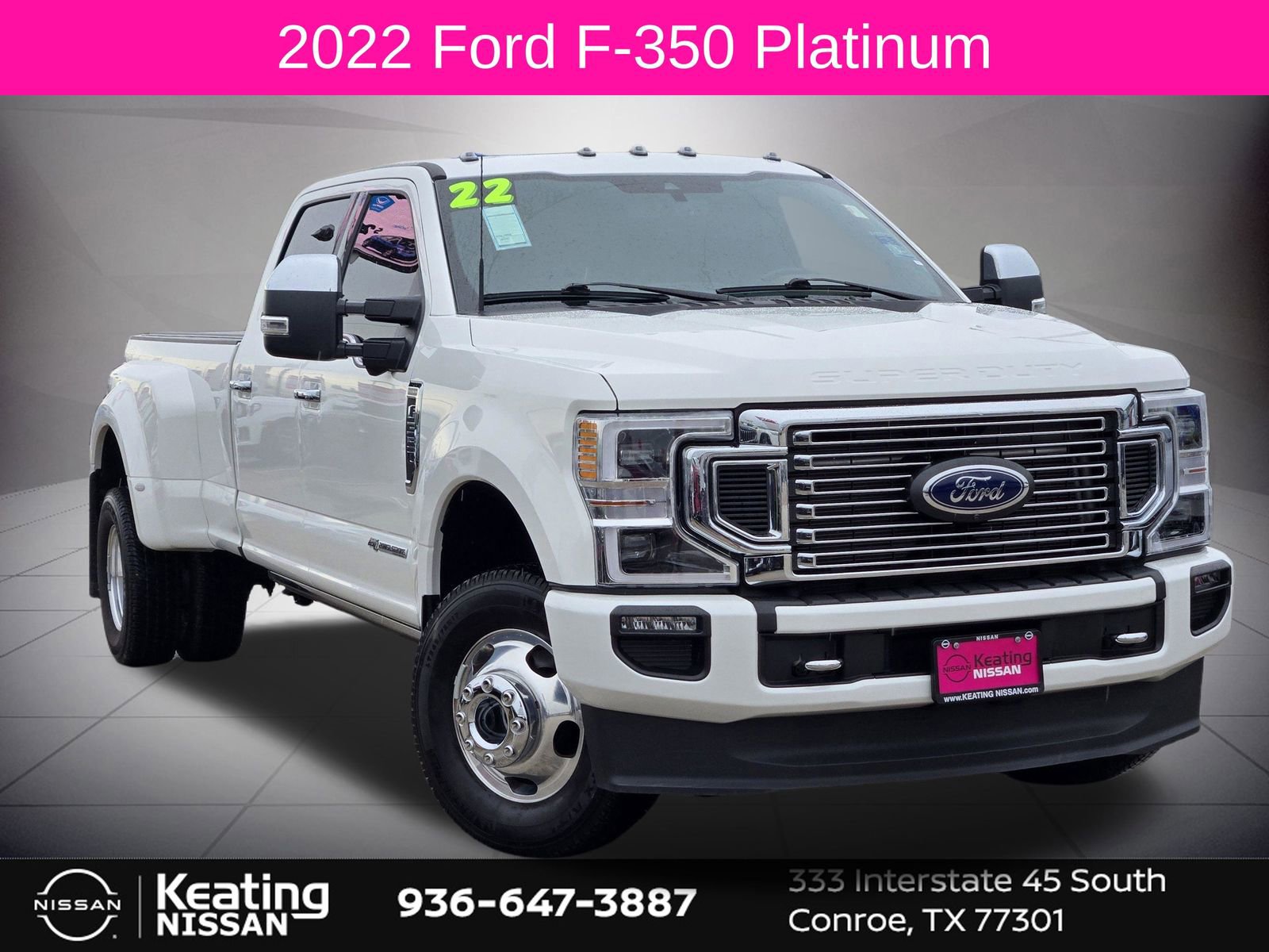 Used 2022 Ford F350 Platinum w/ FX4 Off-Road Package AWD/4WD video 1