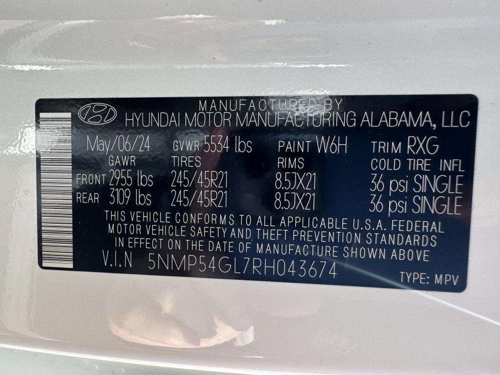 Used 2024 Hyundai Santa Fe Calligraphy image 50