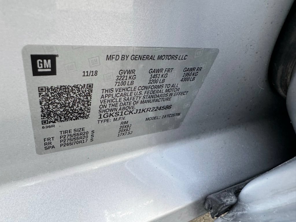 Used 2019 GMC Yukon Denali w/ Open Road Package RWD image 30