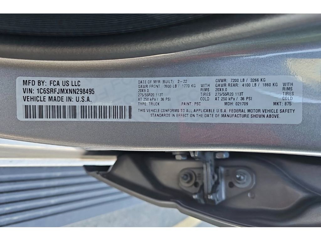 Used 2022 RAM 1500 Laramie AWD/4WD image 9