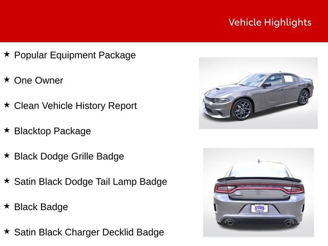 Used 2023 Dodge Charger GT w/ Blacktop Package RWD image 9