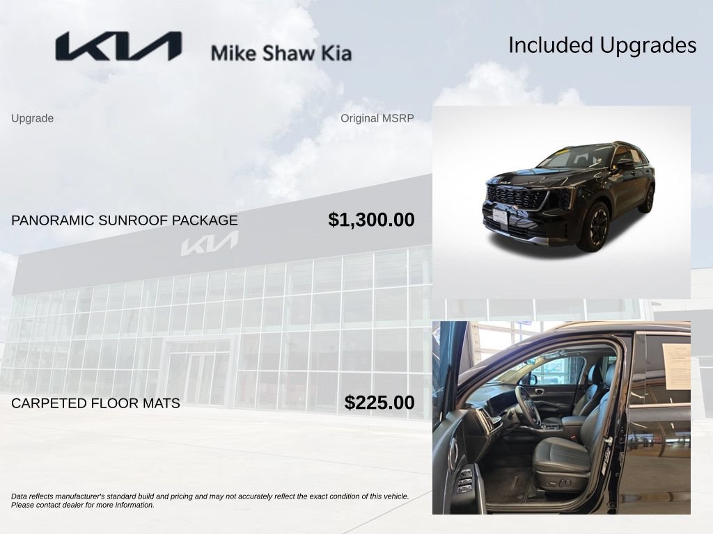 Certified 2024 Kia Sorento S w/ Panoramic Sunroof Package FWD image 6