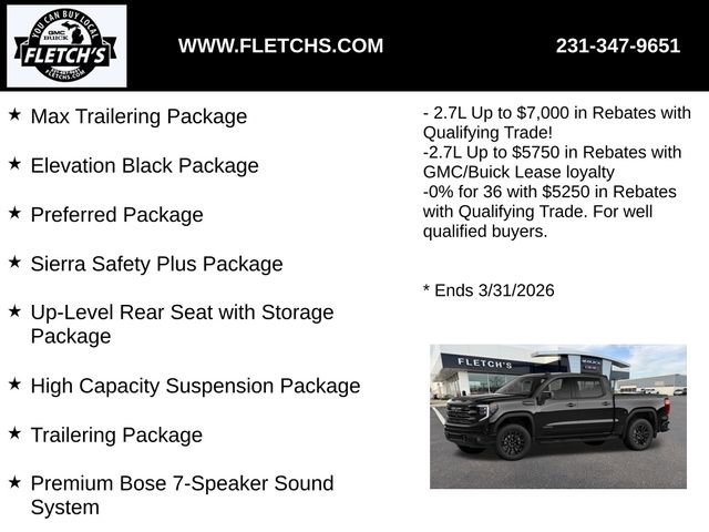 New 2026 GMC Sierra 1500 Elevation image 3