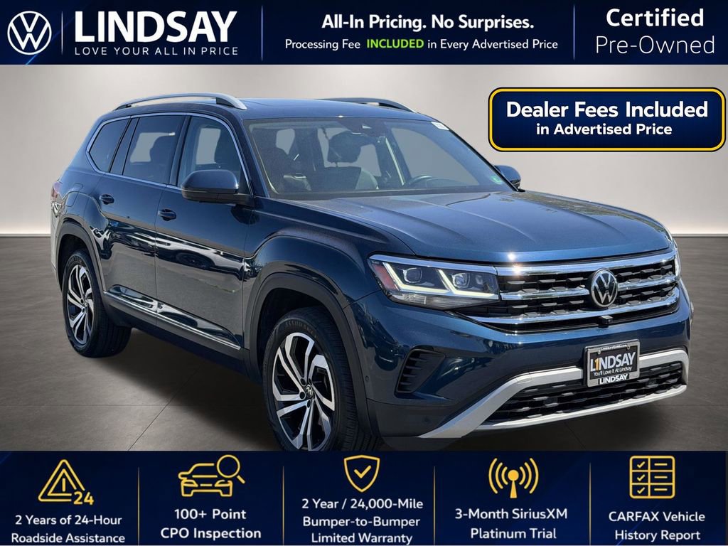 Used 2021 Volkswagen Atlas SEL Premium AWD/4WD image 1