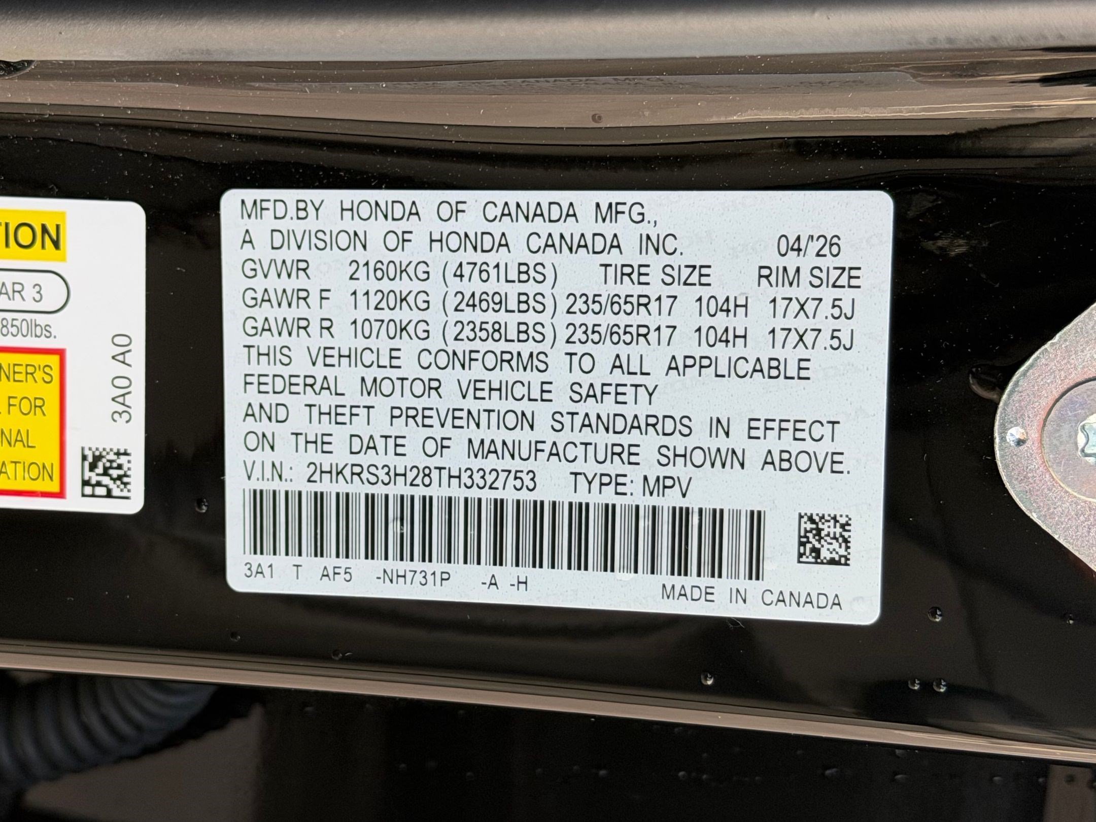 Certified 2026 Honda CR-V LX image 24