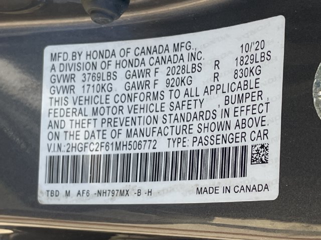 Used 2021 Honda Civic LX image 15