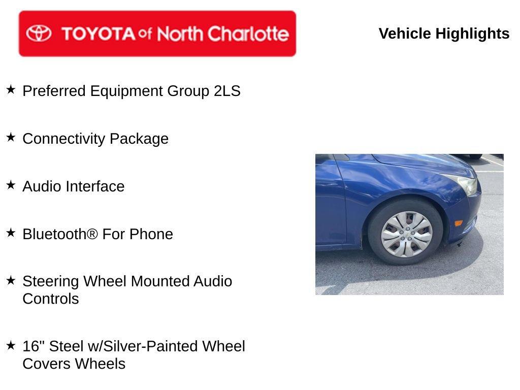 Used 2012 Chevrolet Cruze LS w/ Connectivity Package FWD image 5