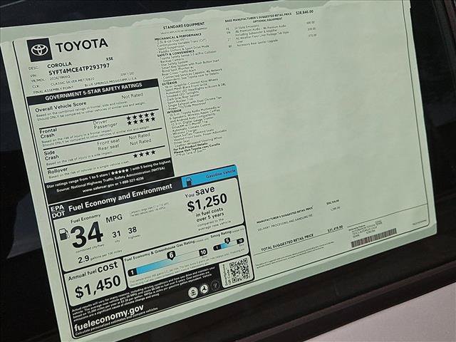 New 2026 Toyota Corolla XSE FWD image 17