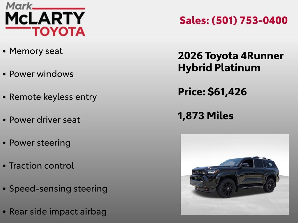 Certified 2026 Toyota 4Runner Platinum AWD/4WD image 37