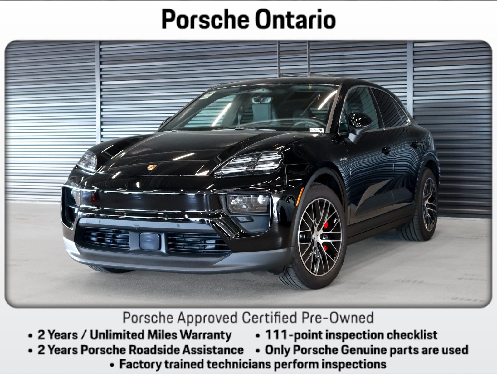 Certified 2025 Porsche Macan 4S Electric video 1