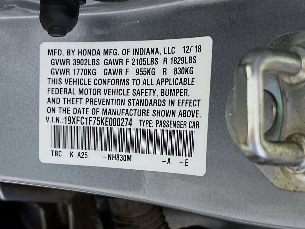 Used 2019 Honda Civic EX-L image 27