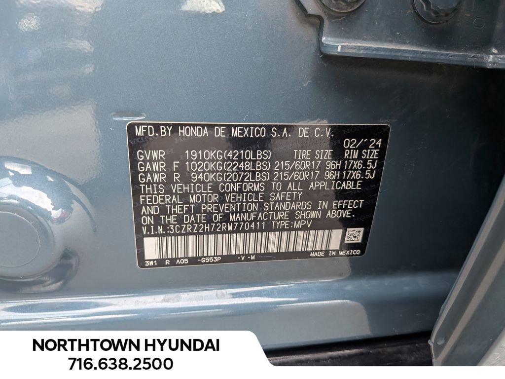 Used 2024 Honda HR-V EX-L image 40