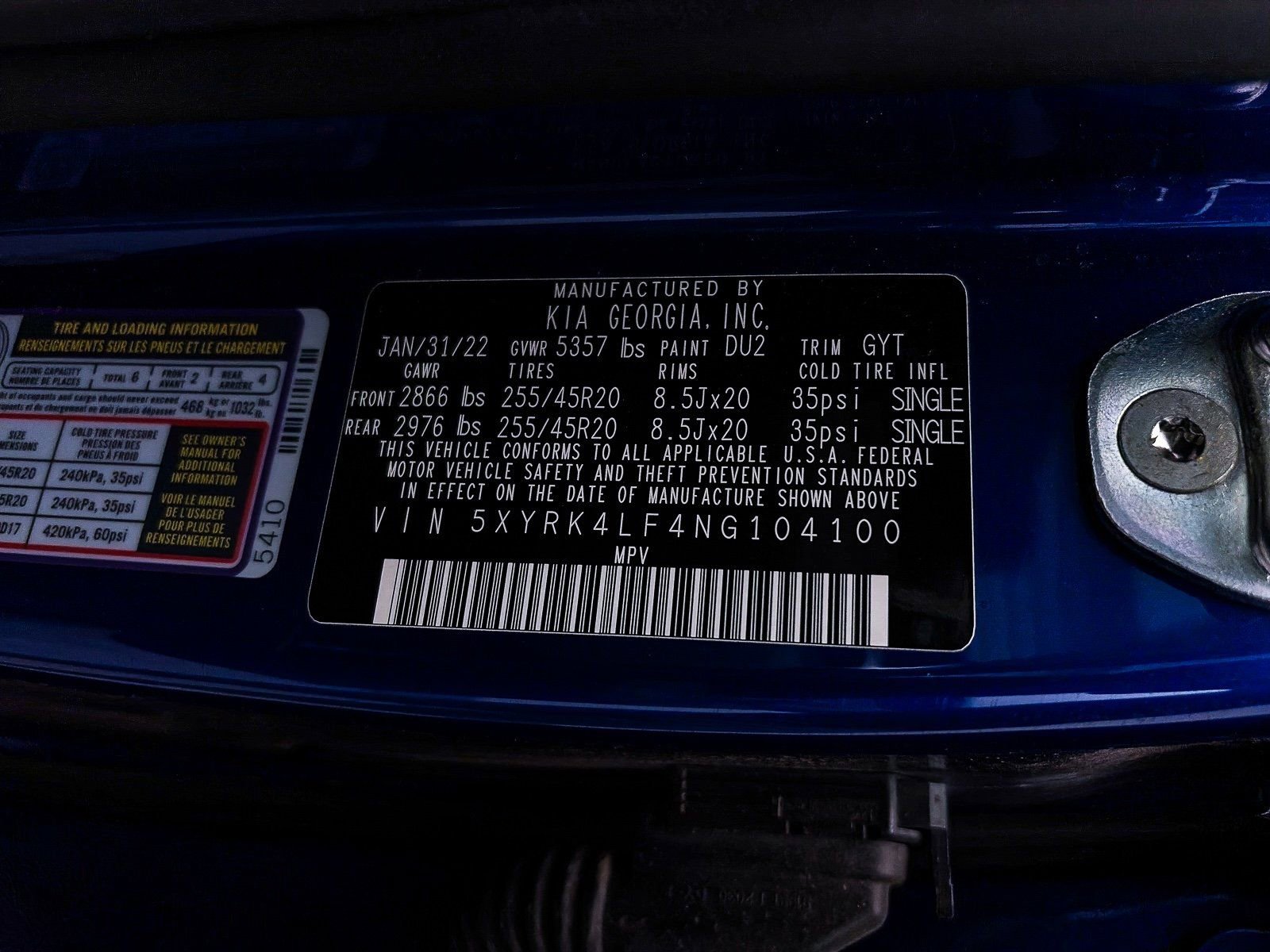 Used 2022 Kia Sorento SX image 40