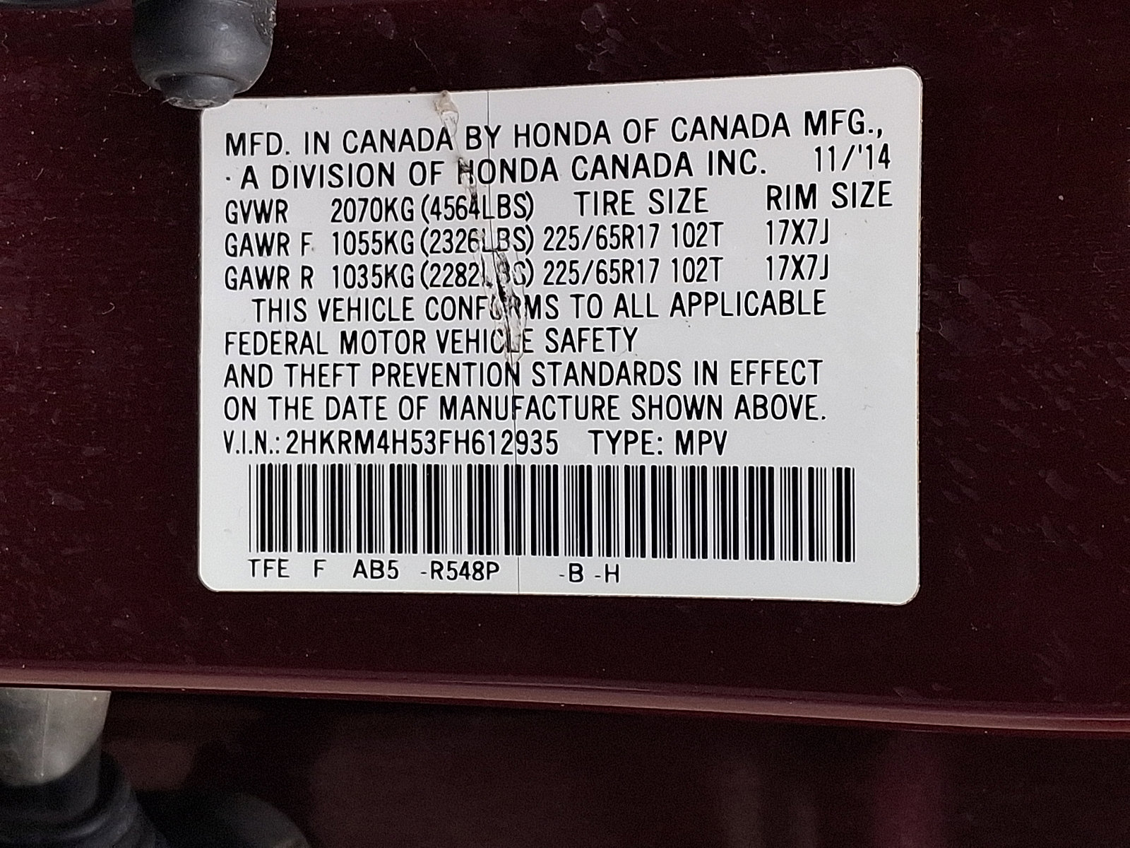 Used 2015 Honda CR-V EX image 28