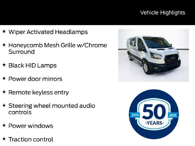 Certified 2025 Ford Transit 250 Low Roof w/ Exterior Upgrade Package RWD image 16