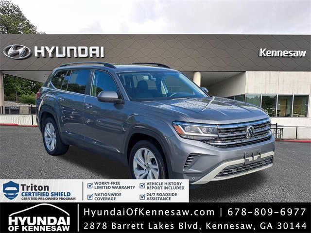 Used 2021 Volkswagen Atlas SE w/ Panoramic Sunroof Package