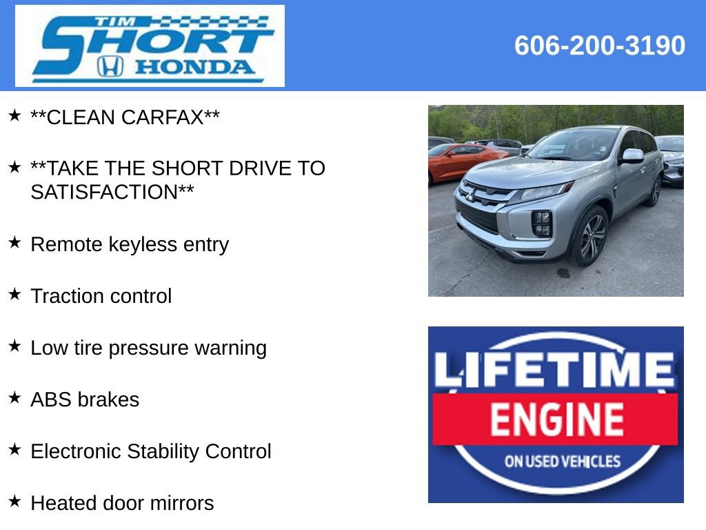 Used 2025 Mitsubishi Outlander Sport ES AWD/4WD image 5