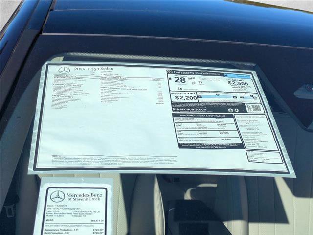 New 2026 Mercedes-Benz E 350 Sedan image 18