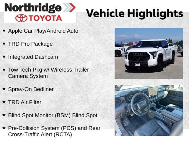 Certified 2025 Toyota Tundra TRD Pro w/ Tow Tech Package AWD/4WD image 2