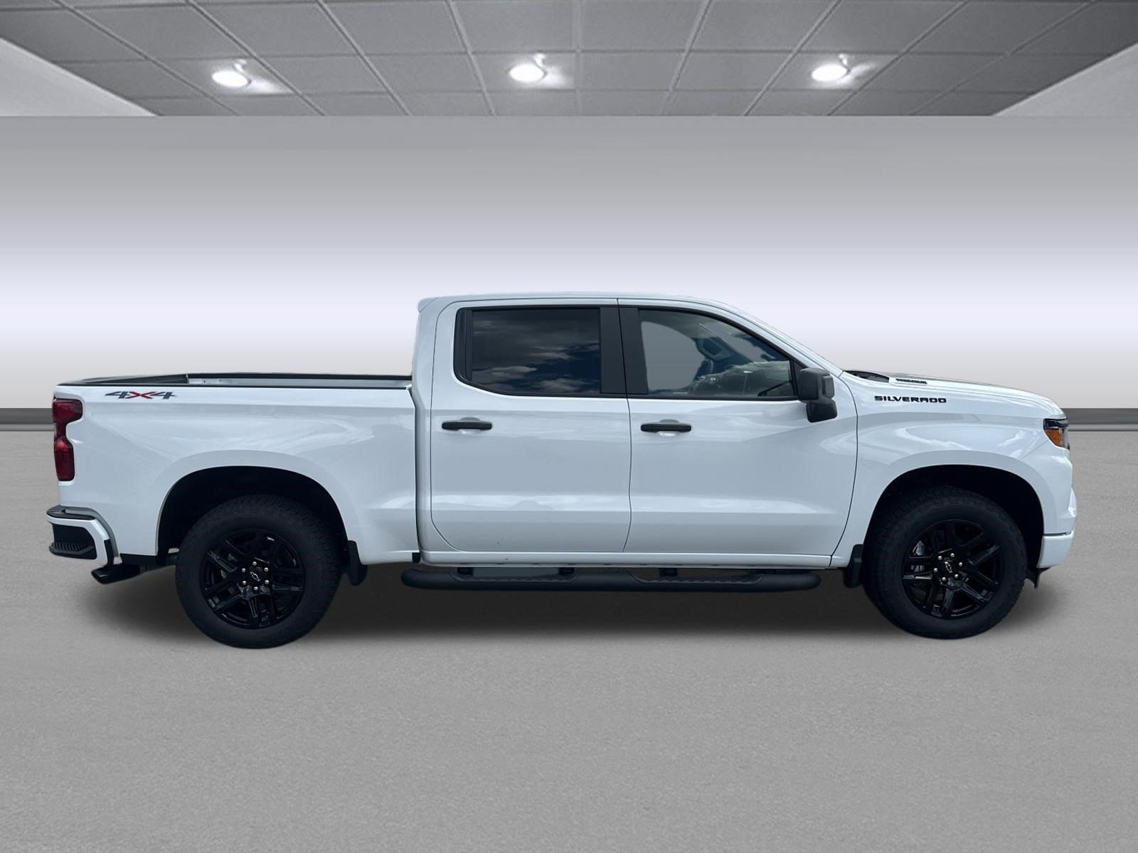 New 2026 Chevrolet Silverado 1500 Custom w/ Turbomax Blackout Package AWD/4WD image 2