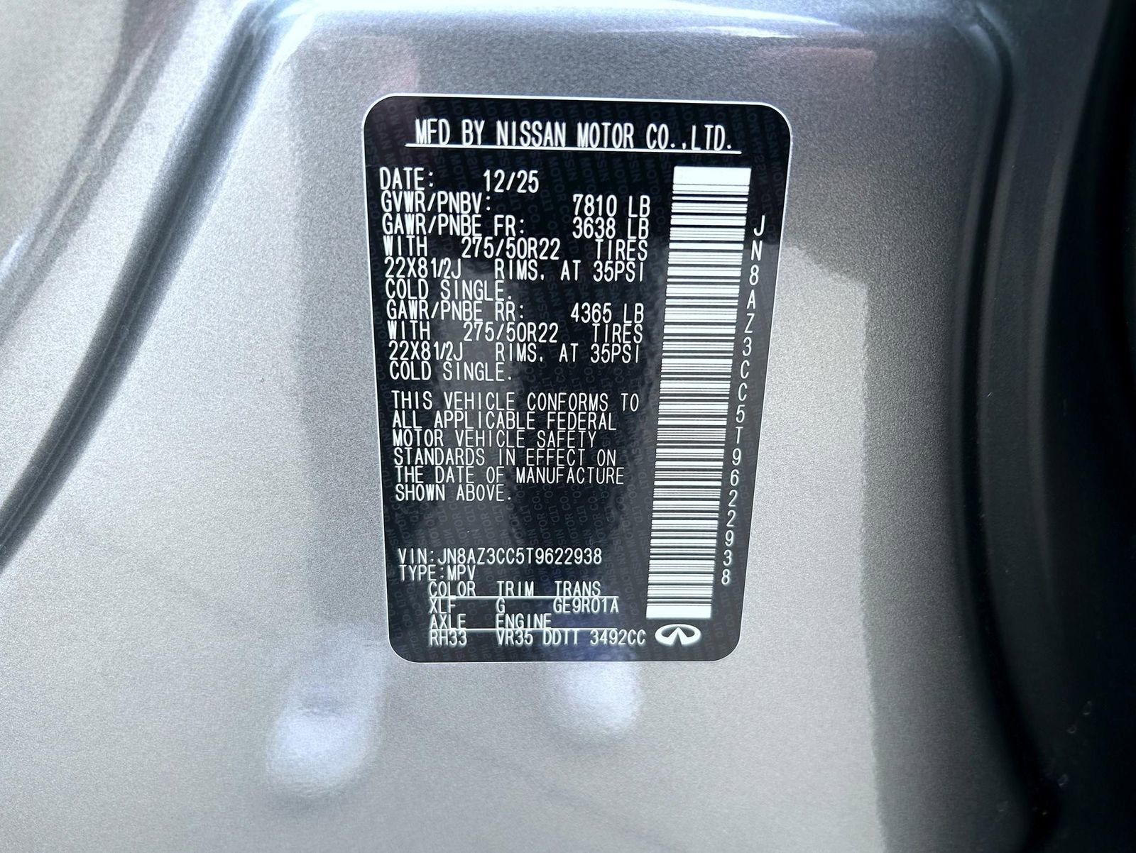 New 2026 INFINITI QX80 Autograph image 27