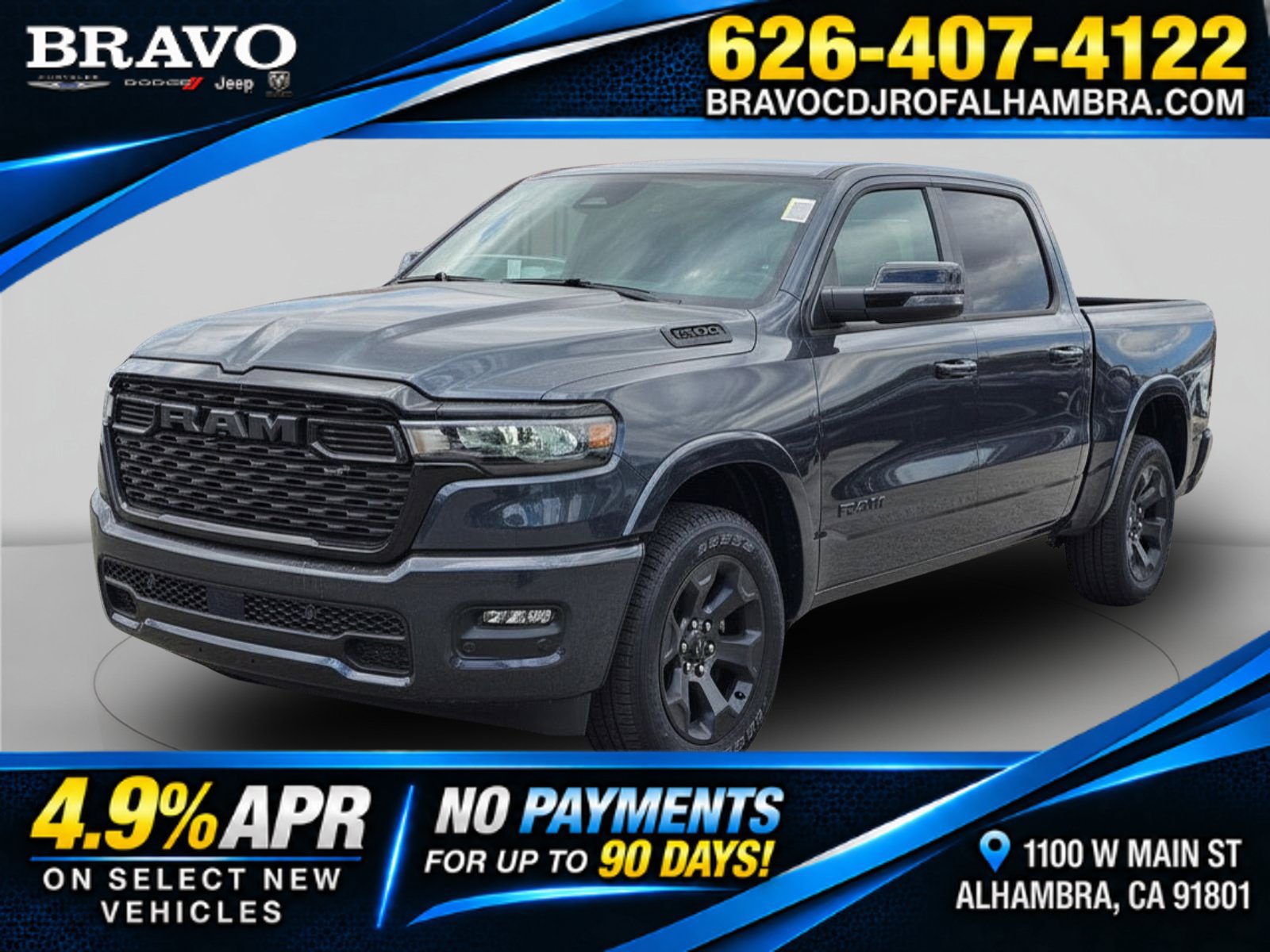 New 2026 RAM 1500 Big Horn w/ Night Edition RWD image 1