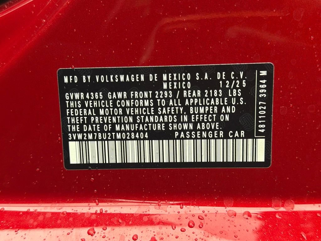 New 2026 Volkswagen Jetta GLI Autobahn FWD image 29