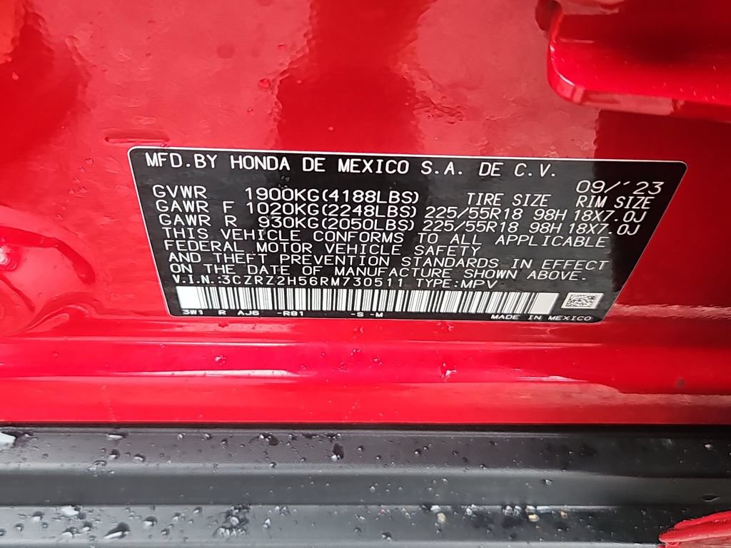 Certified 2024 Honda HR-V Sport image 12