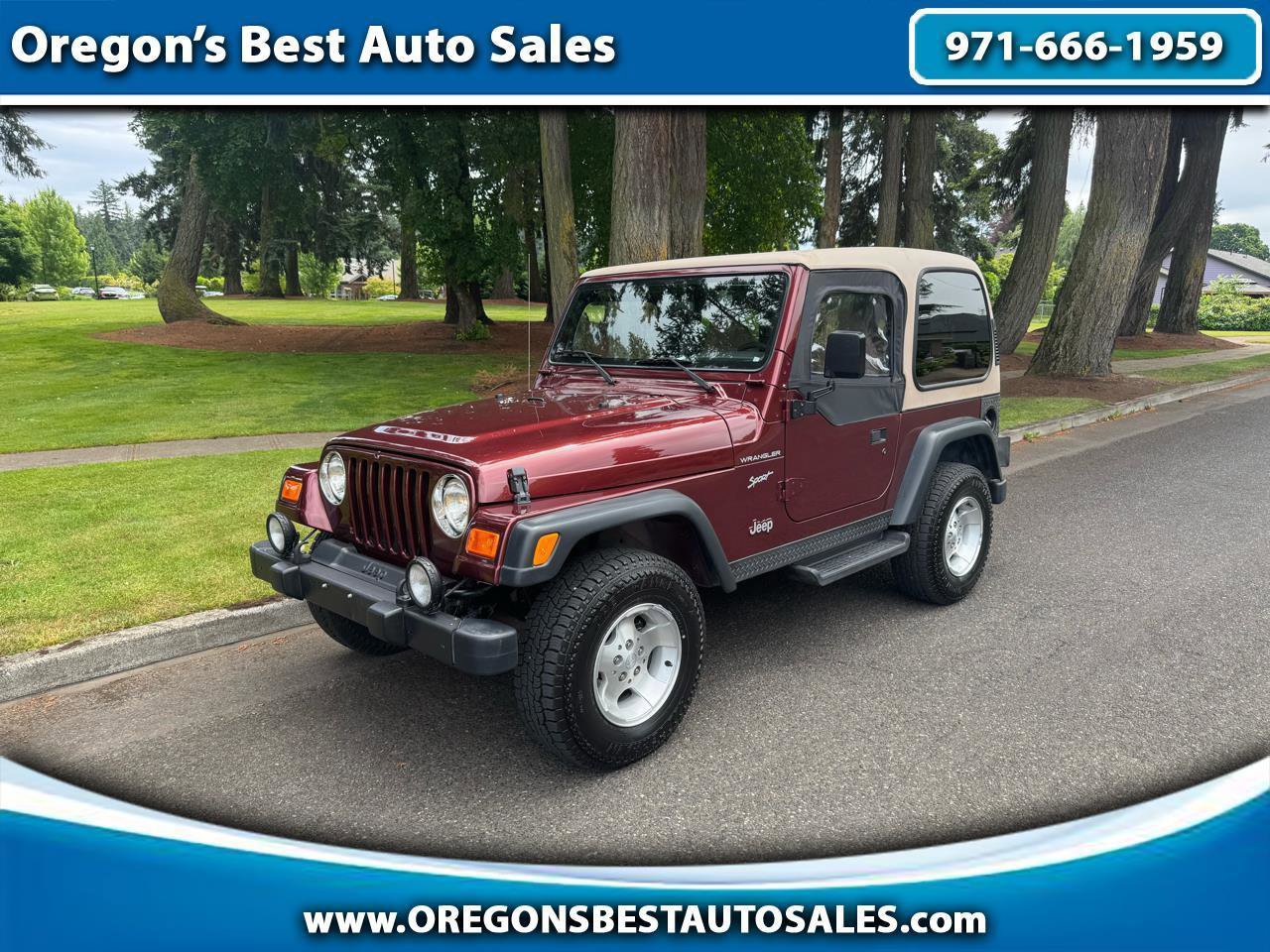 Used 2002 Jeep Wrangler Sport