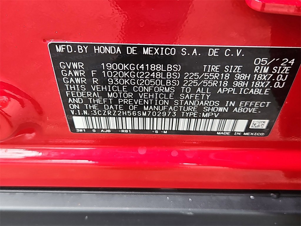 Certified 2025 Honda HR-V Sport image 7