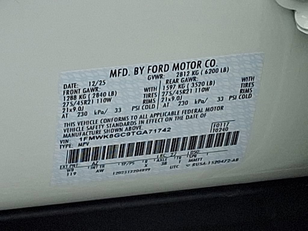 New 2026 Ford Explorer ST w/ Sun And Sound Package AWD/4WD image 12