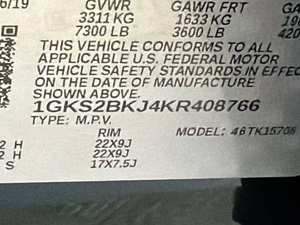 Used 2019 GMC Yukon SLT w/ Graphite Performance Edition AWD/4WD image 34