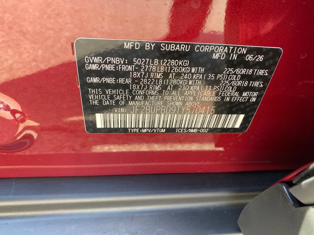 New 2026 Subaru Outback Premium AWD/4WD image 26