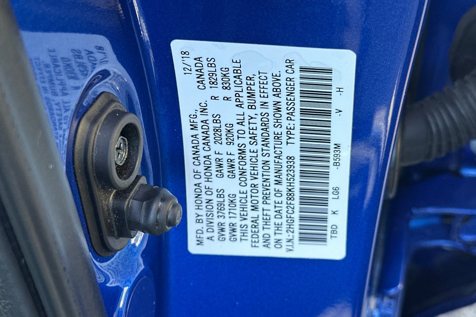 Used 2019 Honda Civic Sport image 26