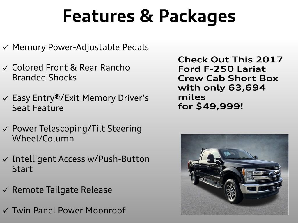 Used 2017 Ford F250 Lariat w/ Lariat Ultimate Package image 24