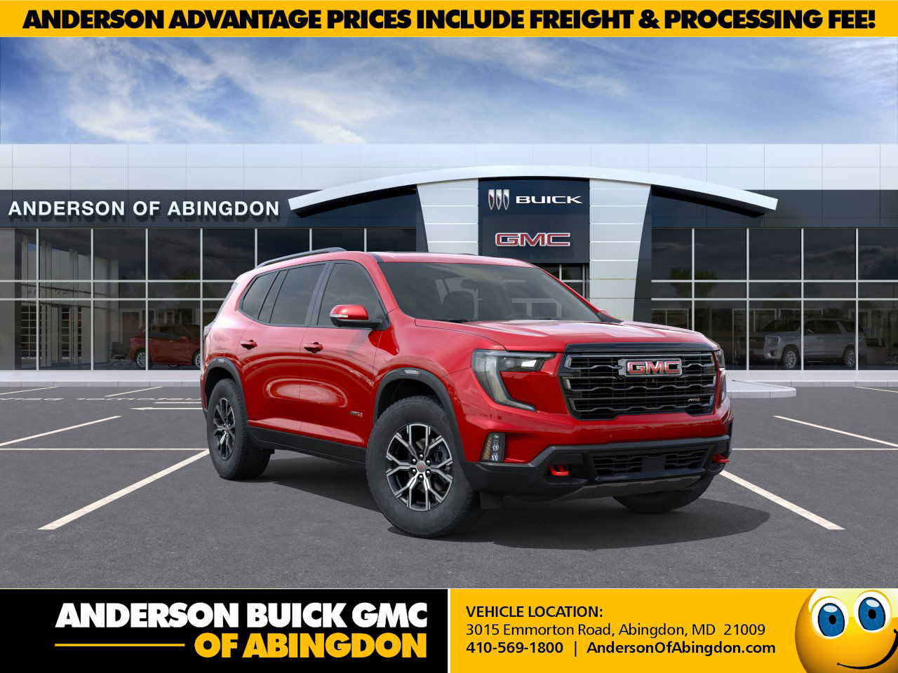 New 2026 GMC Acadia AT4 w/ Luxury Package AWD/4WD image 1