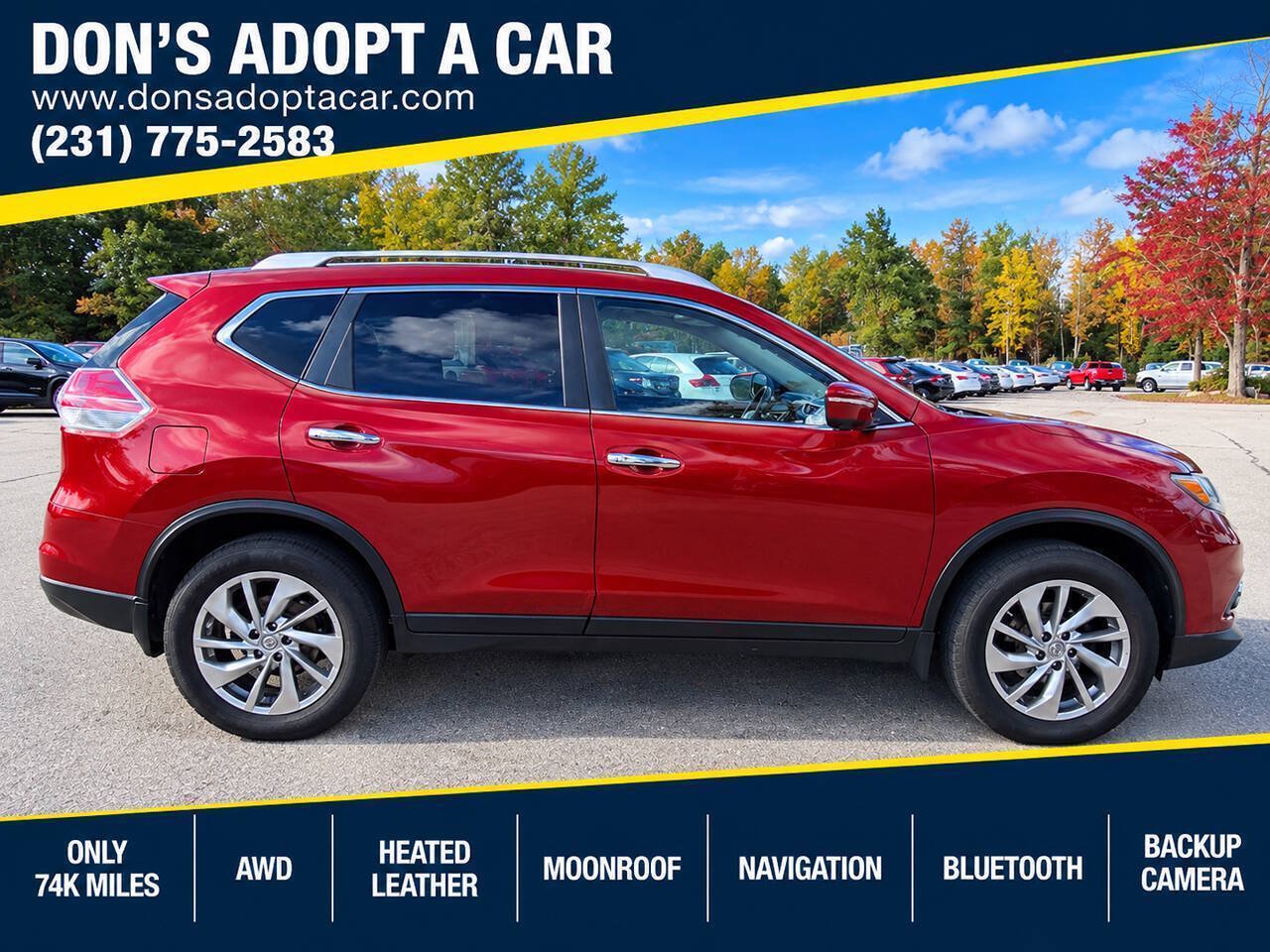 Used 2015 Nissan Rogue AWD SL w/ Premium Package