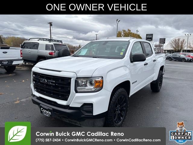 Certified 2021 GMC Canyon Elevation Standard w/ Convenience Package