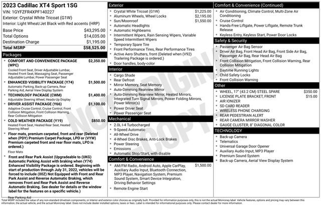 Certified 2023 Cadillac XT4 Sport image 27