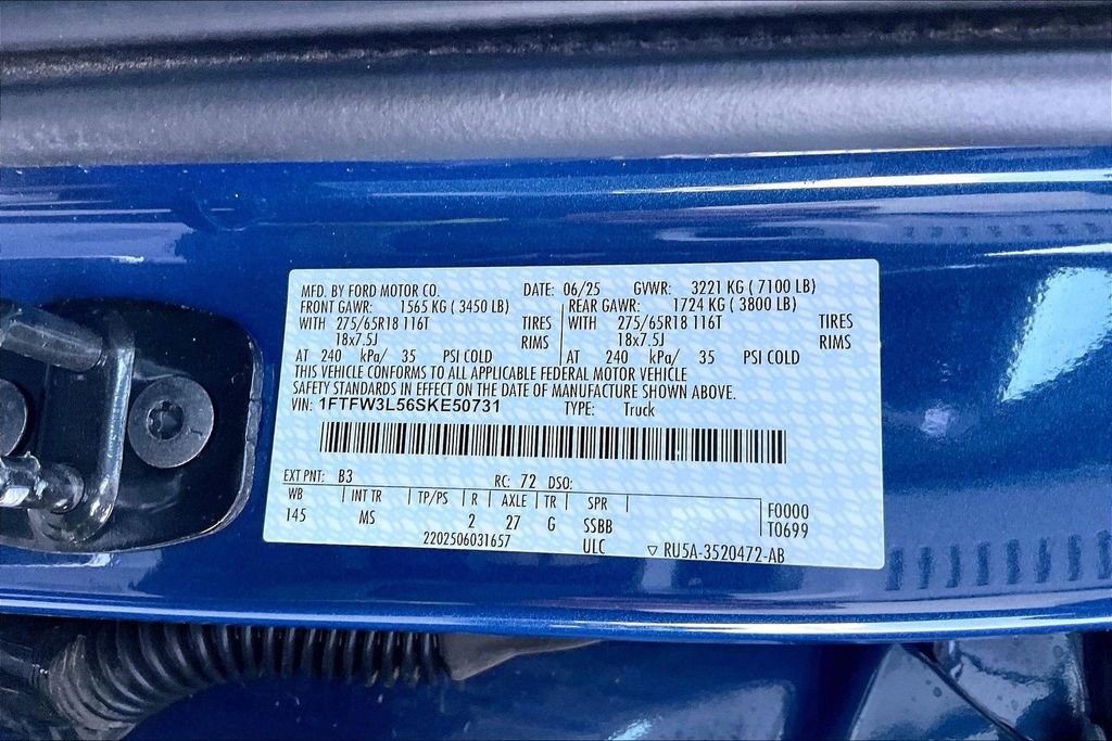 Used 2025 Ford F150 XLT w/ Equipment Group 301A Standard image 32