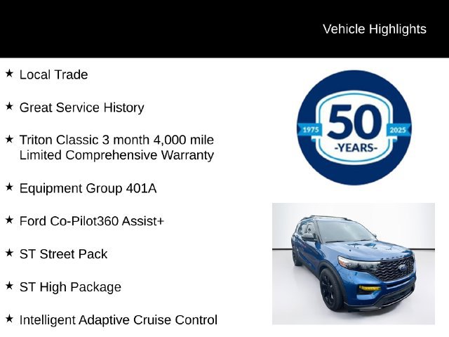 Used 2022 Ford Explorer ST w/ Equipment Group 401A AWD/4WD image 6