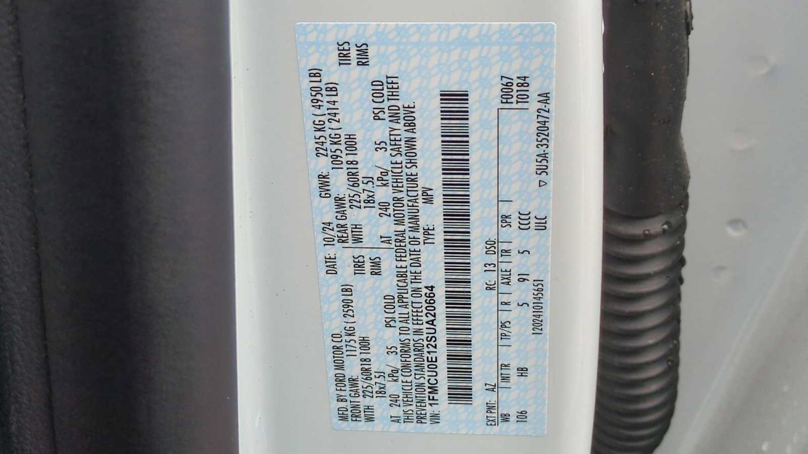 New 2025 Ford Escape SE FWD image 32