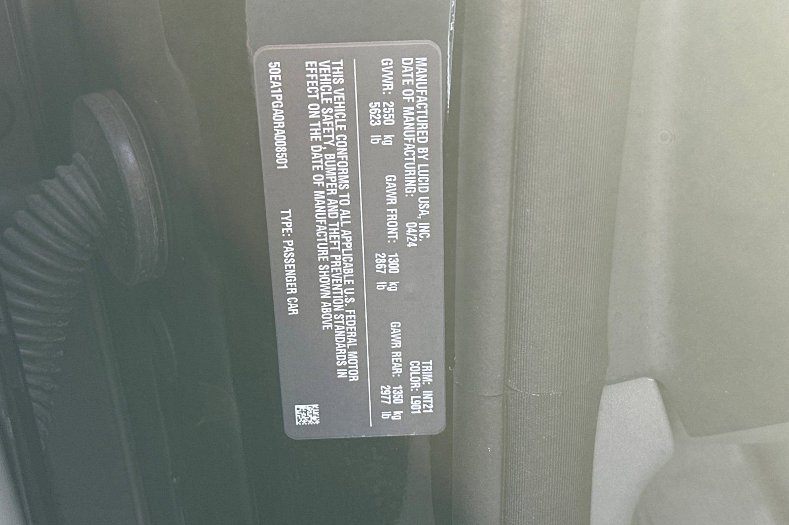 Used 2024 Lucid Air Pure image 55